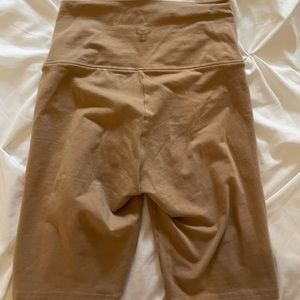 TNA brown biker shorts. Size small.